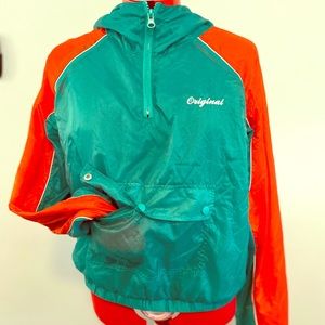 Green and orange “original” windbreaker